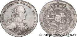 POLOGNE - ROYAUME DE POLOGNE - STANISLAS II AUGUSTE Thaler 1766 Varsovie MBC+ 