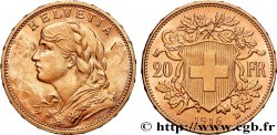 OR, PALLADIUM ET PLATINE INVESTISSEMENT 20 Francs or &nbsp;Vreneli&nbsp;  1916 Berne SUP 