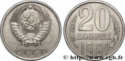 RUSSLAND - UdSSR 20 Kopecks URSS 1981 