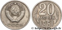 RUSSLAND - UdSSR 20 Kopecks URSS 1961 