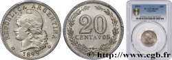ARGENTINE 20 Centavos 1899  FDC65 PCGS