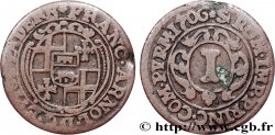 GERMANY - PADERBORN 1 Pfennig Franz Arnod Évêché de Paderborn 1706  VF 