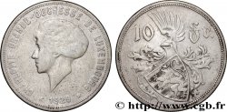 LUXEMBOURG 10 Francs Grande-Duchesse Charlotte 1929 