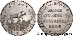ALLEMAGNE - DUCHÉ D ANHALT-BERNBURG - ALEXANDRE CHARLES Thaler des mines 1846 Berlin