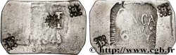 MOZAMBIQUE - COLONIE PORTUGAISE - MARIE II Once rectangulaire en argent 1843 