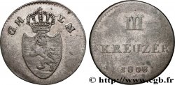 ALLEMAGNE - HESSE-DARMSTADT 3 (III) Kreuzer 1808 