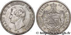 ALLEMAGNE - SAXE 1/3 Thaler Royaume de Saxe, Johann roi de Saxe 1858 Dresde