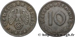 ALLEMAGNE 10 Reichspfennig aigle surmontant une swastika 1940 Munich
