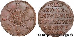 SUISSE - RÉPUBLIQUE DE GENÈVE 6 Sols 1590 Genève