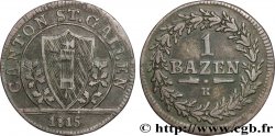 SUISSE - CANTON DE SAINT-GALL 1 Batzen 1815 