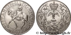 REGNO UNITO 25 New Pence jubilé d’argent d’Elisabeth II 1977 