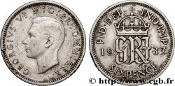 UNITED KINGDOM 6 Pence Georges VI 1937 Londres