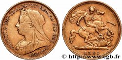 ORO, PALADIO Y PLATINO INVERSIÓN 1/2 Souverain Victoria “Old Head” 1895 Londres