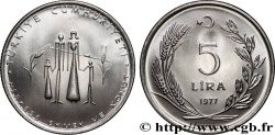 TURQUIE 5 Lira FAO Planning Familial 1977 Istanbul SPL 