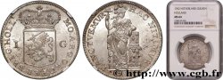 PAESI BASSI - PROVINCE UNITE - OLANDA 1 Gulden 1762  MS64 NGC