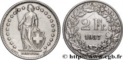 SWITZERLAND 2 Francs Helvetia 1937 Berne