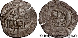ITALIE - ROYAUME DE NAPLES - JEANNE ET LOUIS DE TARENTE Denier n.d. Naples