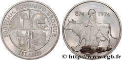 ISLANDE 500 Kronur Proof 1974 