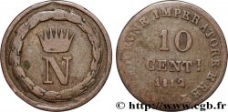 ITALIE - ROYAUME D&nbsp;ITALIE - NAPOLÉON Ier 10 Centesimi 1812 Milan