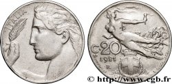 ITALIE 20 Centesimi allégorie de la Liberté 1921 Rome