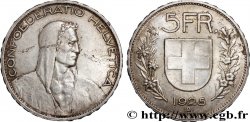 SUISSE 5 Francs berger 1925 Berne