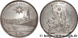 SUISSE 5 Francs, monnaie de Tir, Fribourg 1881  TTB+ 