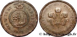 ROYAUME-UNI (TOKENS) 1 Penny Bristol (Somerset) Bristol and Southern Wales, armes du prince de Galles 1811 