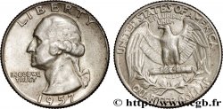 ÉTATS-UNIS D&nbsp;AMÉRIQUE 1/4 Dollar Georges Washington 1957 Philadelphie