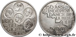 BELGIQUE 500 Francs légende française 150e anniversaire de l’indépendance 1980 Bruxelles