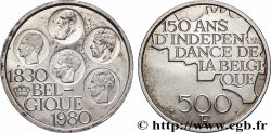BELGIEN 500 Francs légende française 150e anniversaire de l’indépendance 1980 Bruxelles