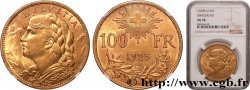 SUISSE 100 Francs  Vreneli  1925 Berne SUP58 NGC