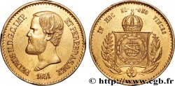 BRÉSIL - EMPIRE DU BRÉSIL - PIERRE II 20000 Reis  1851 Rio de Janeiro