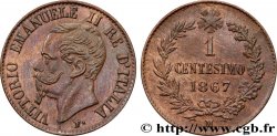ITALIEN 1 Centesimo Victor Emmanuel II 1867 Milan