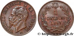 ITALY 1 Centesimo Victor Emmanuel II 1867 Milan