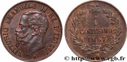 ITALIE 1 Centesimo Victor Emmanuel II 1867 Milan