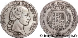 ITALIE - ROYAUME DE SARDAIGNE - VICTOR-EMMANUEL Ier 5 Lire 1817 Turin
