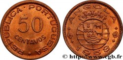 ANGOLA 50 Centavos monnayage colonial Portugais 1958 Lisbonne