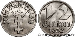 DANTZIG - VILLE LIBRE DE DANTZIG 1/2 Gulden 1932 