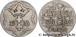 DANTZIG - VILLE LIBRE DE DANTZIG 10 Pfennig 1923 