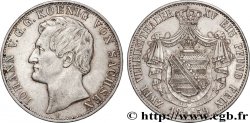 ALLEMAGNE - ROYAUME DE SAXE - JEAN 2 Thaler  1859 Dresde TTB+ 