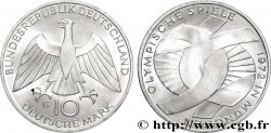ALLEMAGNE 10 Mark Proof XXe J.O. Munich : l’idéal olympique 1972 Karlsruhe