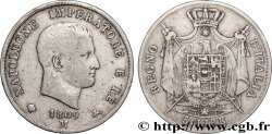 ITALIE - ROYAUME D ITALIE - NAPOLÉON Ier 5 Lire 1809 Milan