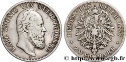 DEUTSCHLAND - WÜRTTEMBERG 2 Mark Charles 1877 Stuttgart
