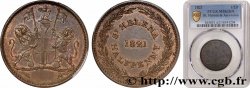 SAINTE HÉLÈNE 1/2 Penny 1821 