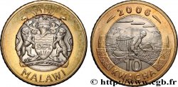 MALAWI 10 Kwacha emblème / scène agricole 2006 
