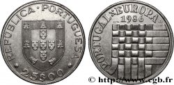 PORTUGAL 25 Escudos admission dans la Communauté Européenne 1986 Lisbonne
