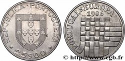 PORTUGAL 25 Escudos admission dans la Communauté Européenne 1986 Lisbonne