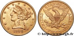 OR, PALLADIUM ET PLATINE INVESTISSEMENT 5 Dollars  Liberty  1898 Philadelphie