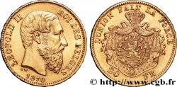 GOLD, PALLADIUM & PLATINUM INVESTMENT 20 Francs Léopold II 1870 Bruxelles