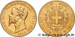 OR, PALLADIUM ET PLATINE INVESTISSEMENT 20 Lire Victor-Emmanuel II 1860 Gênes